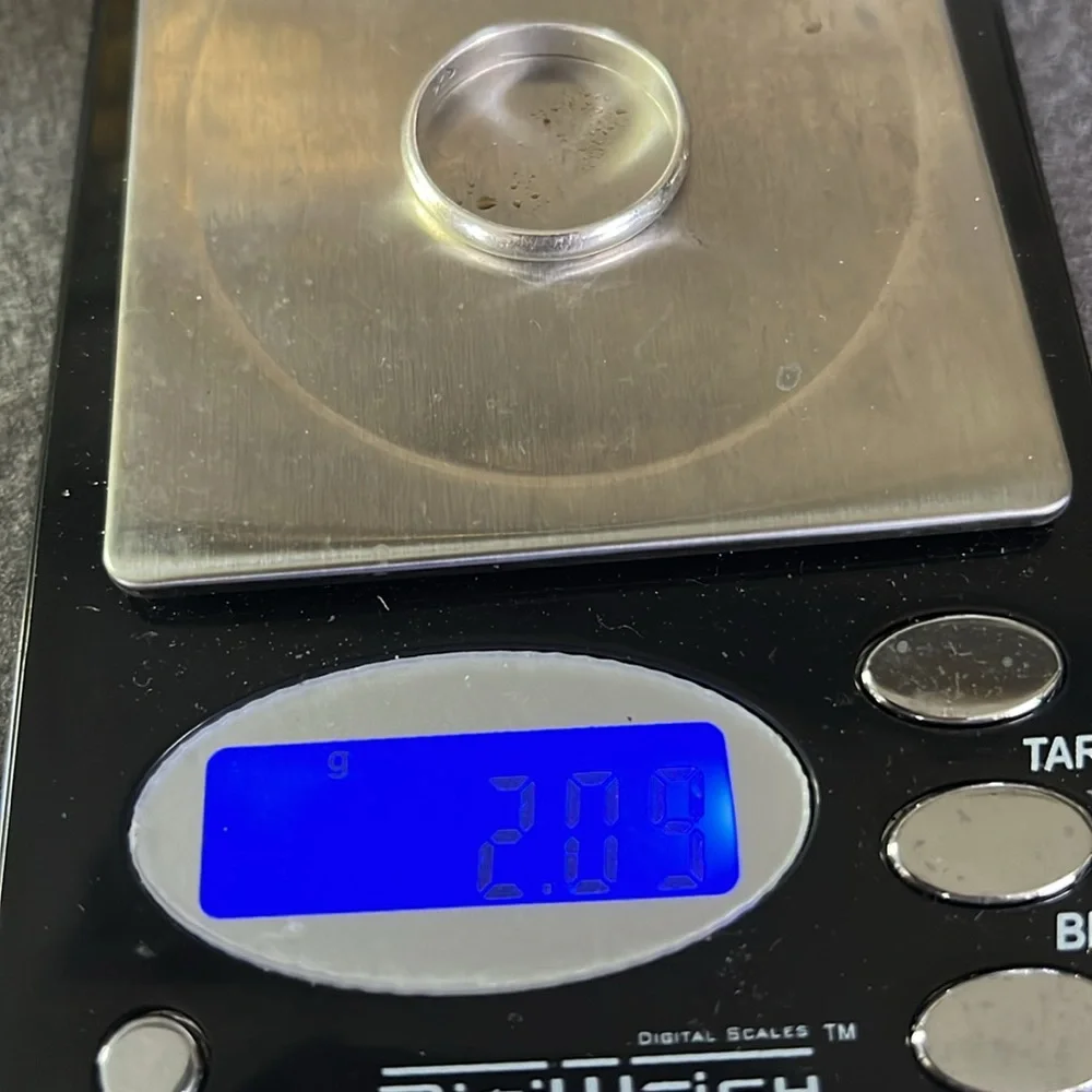 Sterling Silver Band Ring-9.5 - Picture 8 of 8